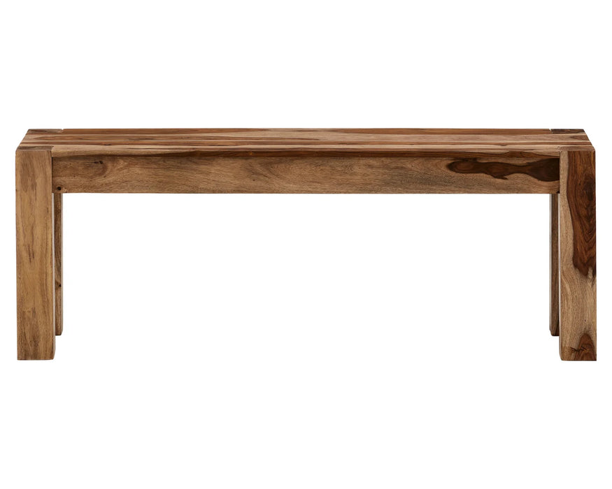 TAJA - Banc de salle à manger en bois sheesham