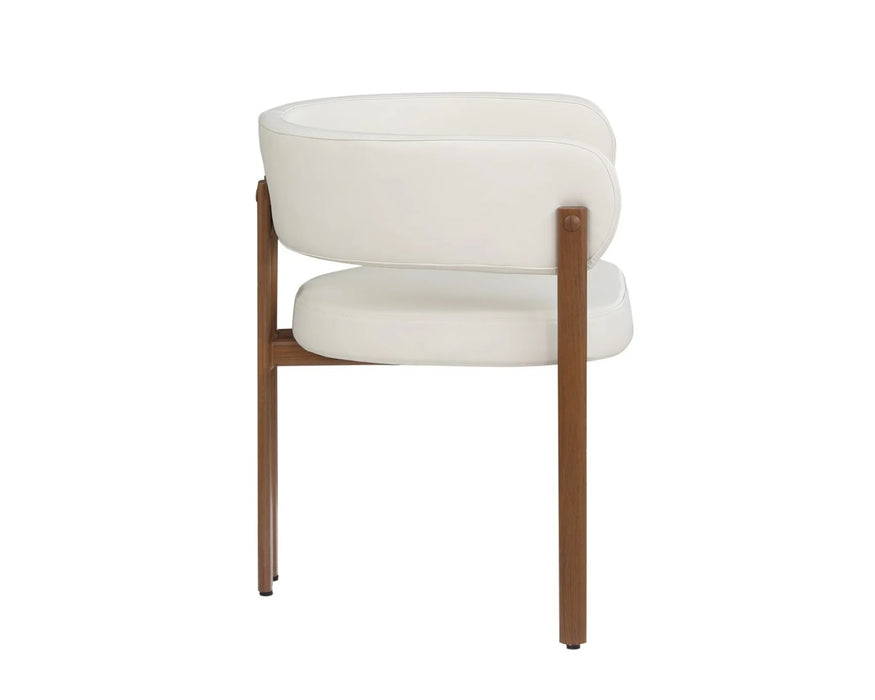 SIENA – Chaise de cuisine contemporaine crème