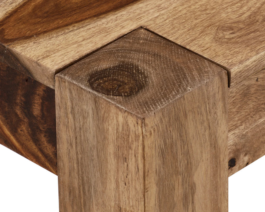 TAJA - Banc de salle à manger en bois sheesham