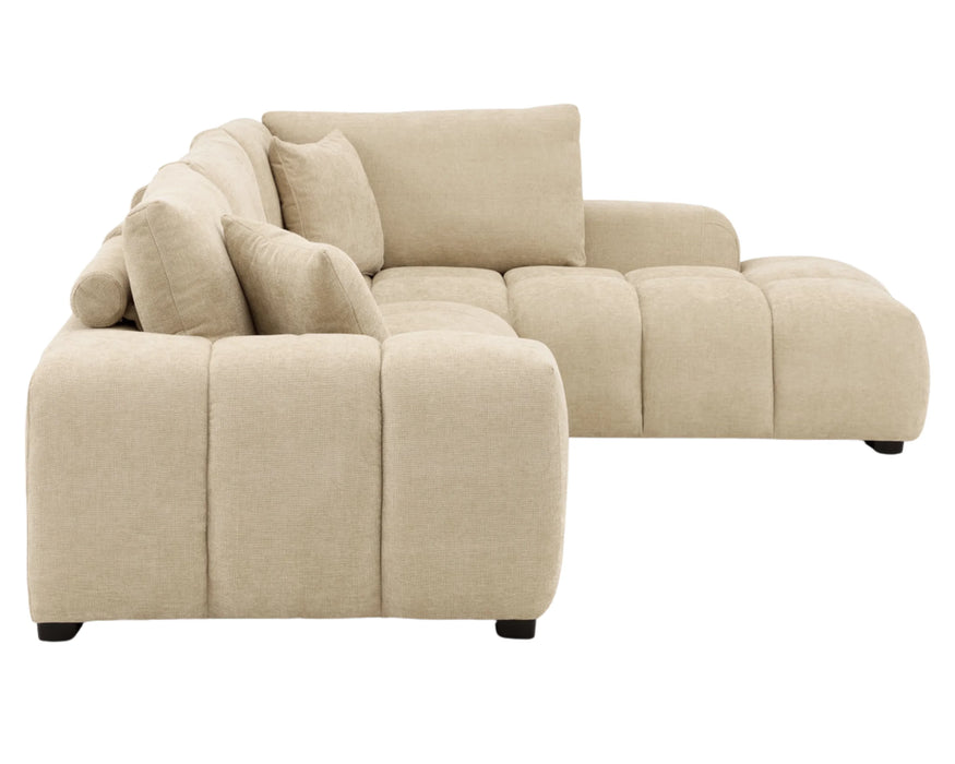 CIELLO - Sofa sectionnel 120" beige