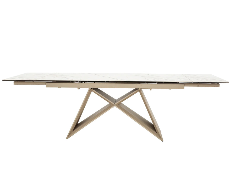 MALIBU - Table de cuisine extensible 71" - 102" en céramique