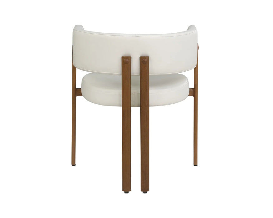 SIENA – Chaise de cuisine contemporaine crème