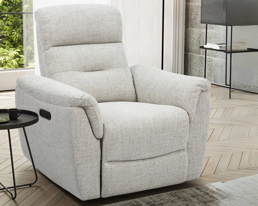 CAIN - Fauteuil 36" inclinable gris perle
