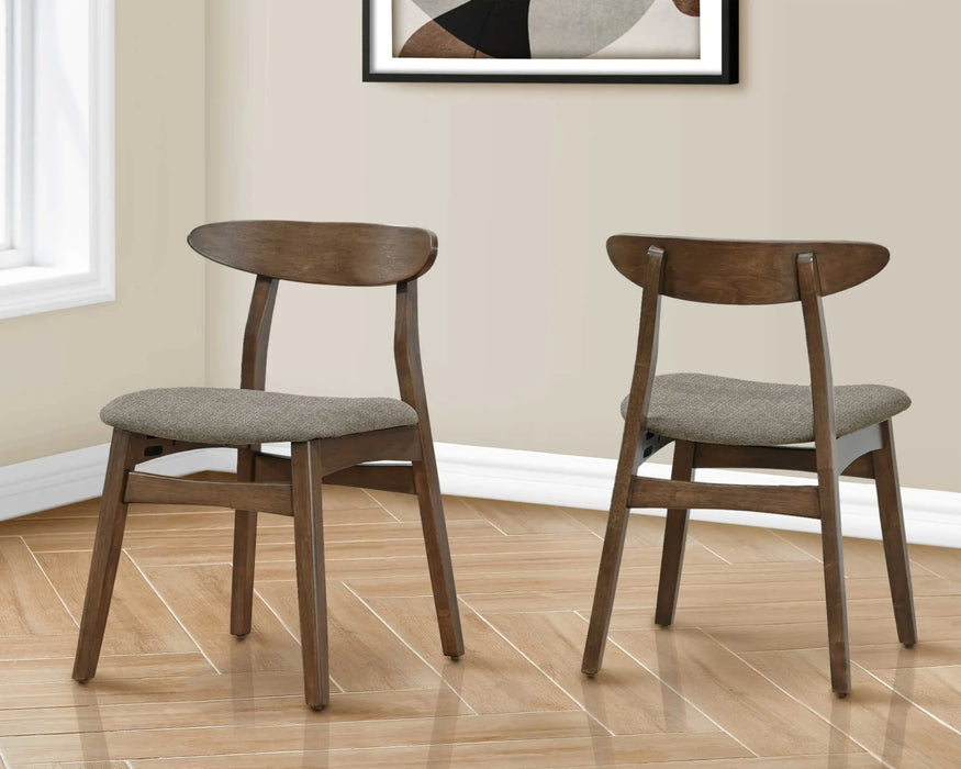AOSTA - Mid-Century Walnut Wood Kitchen Chair