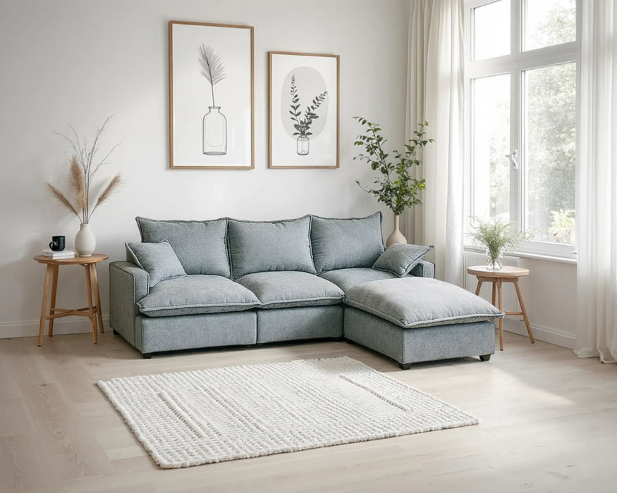 AUDREY - Modulaire 105" 4 morceaux gris