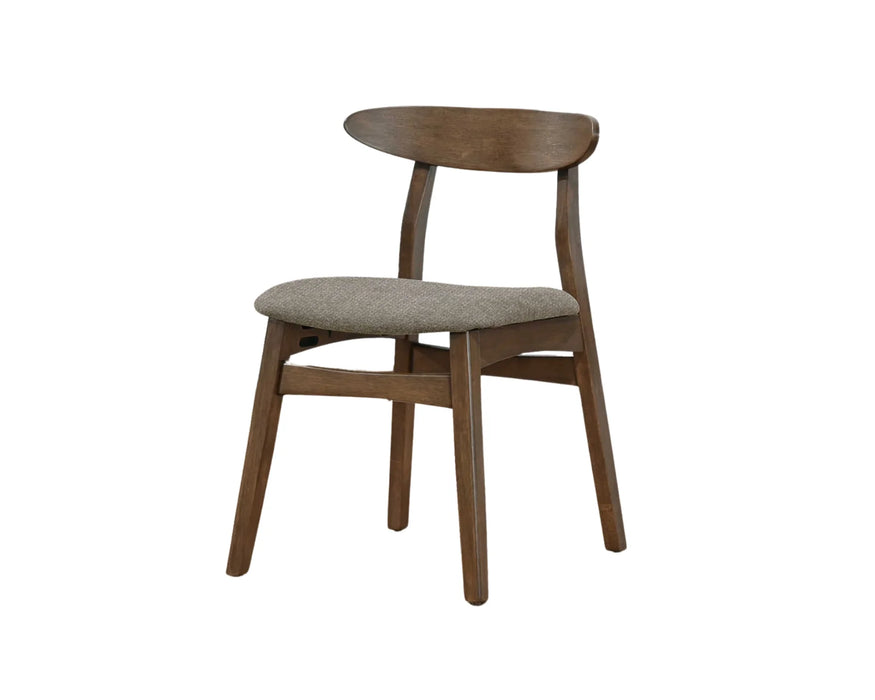 AOSTA - Mid-Century Walnut Wood Kitchen Chair