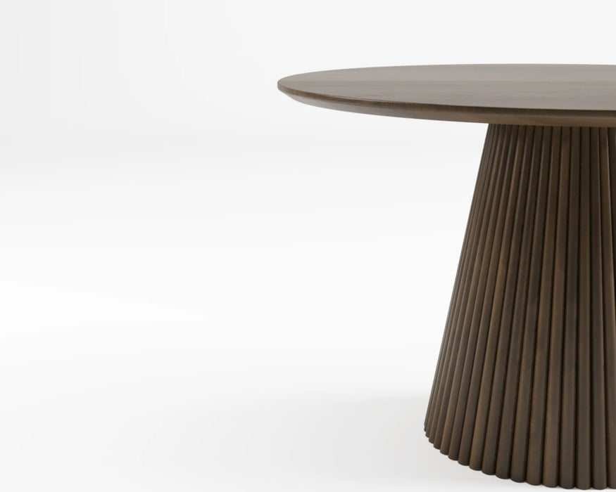 KALLA - Table à manger 48" ronde noyer foncé