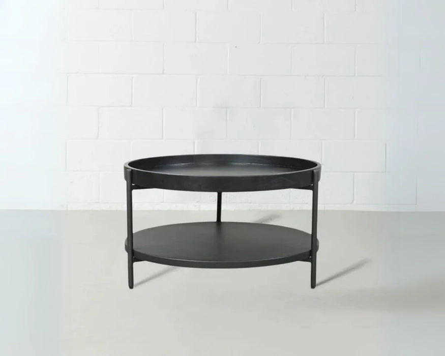 PAVIA - Table de salon 27" acacia noir