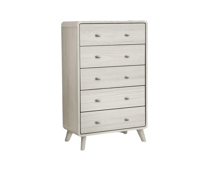 SANDRINE - Commode à 4 tiroirs chêne gris