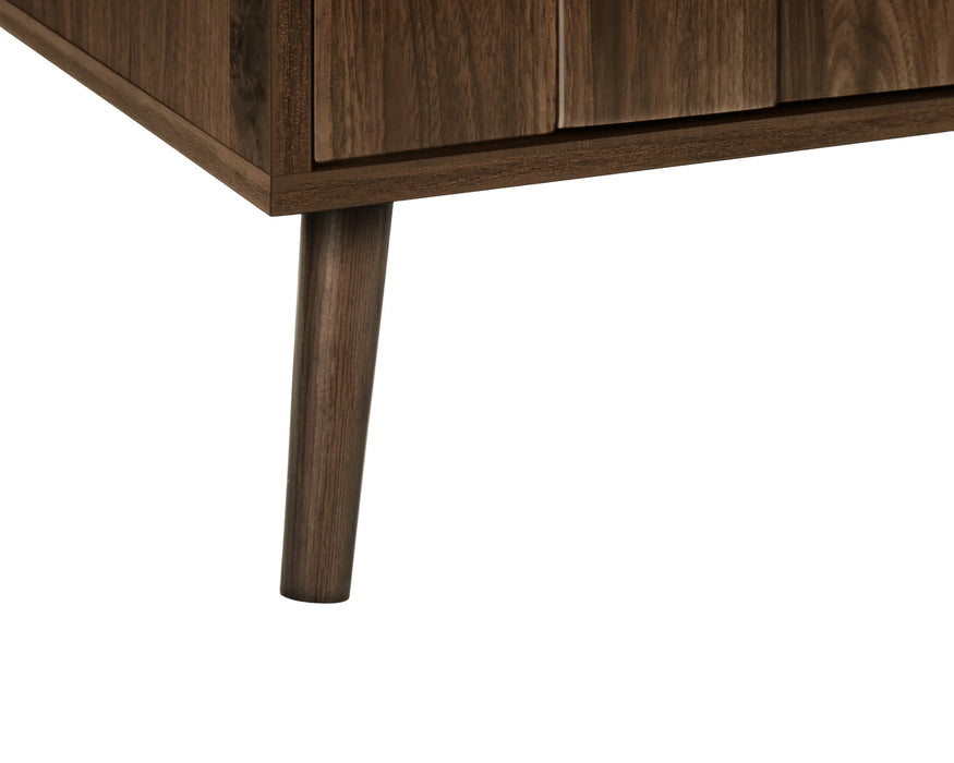 ALBAN – Table d’appoint en noyer foncé