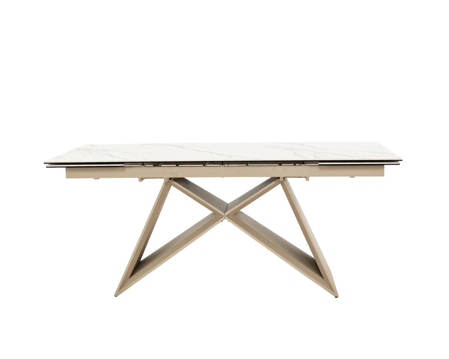 MALIBOU - Table de cuisine extensible 71" - 102" en céramique