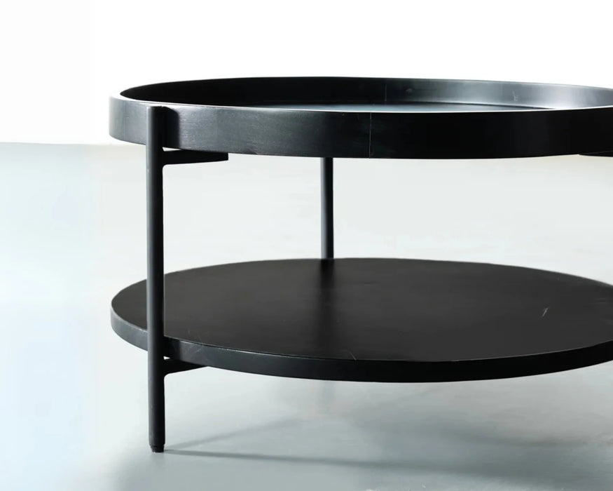 PAVIA - Table de salon 27" acacia noir