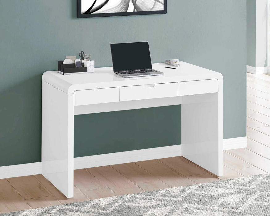 SARAH - Bureau 48" avec tiroir blanc