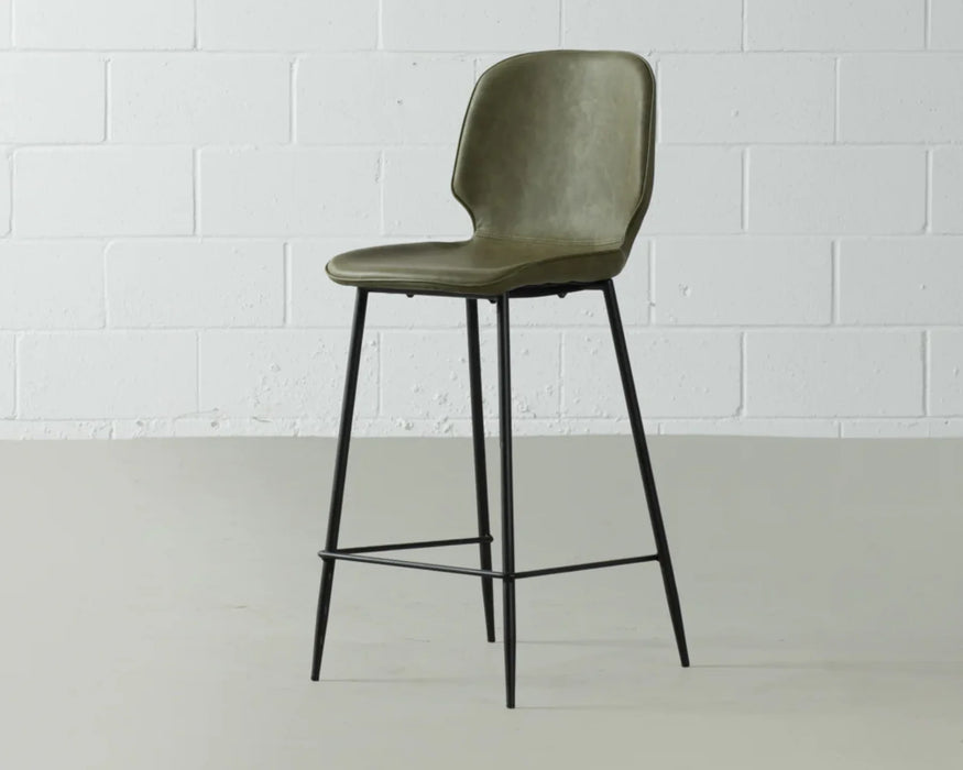 MONROE - Tabouret de bar vert