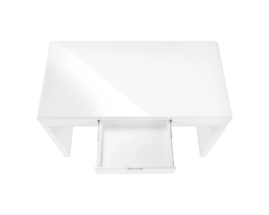 SARAH - Bureau 48" avec tiroir blanc