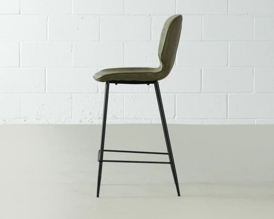 MONROE - Tabouret de bar vert