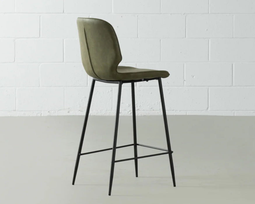 MONROE - Tabouret de bar vert