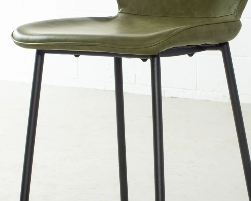 MONROE - Tabouret de bar vert