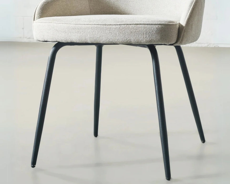 JOLIE - Chaise de cuisine gris
