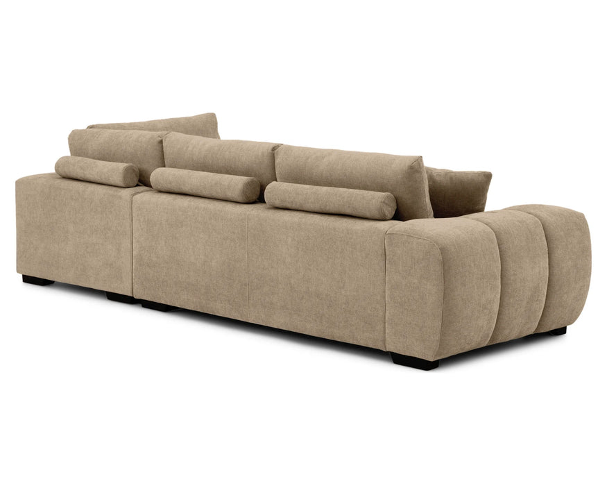 CIELLO - Sofa sectionnel 120" taupe