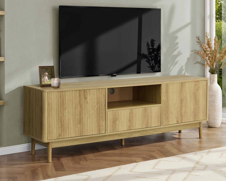 OLLI - Meuble de télévision 72'' noyer pâle