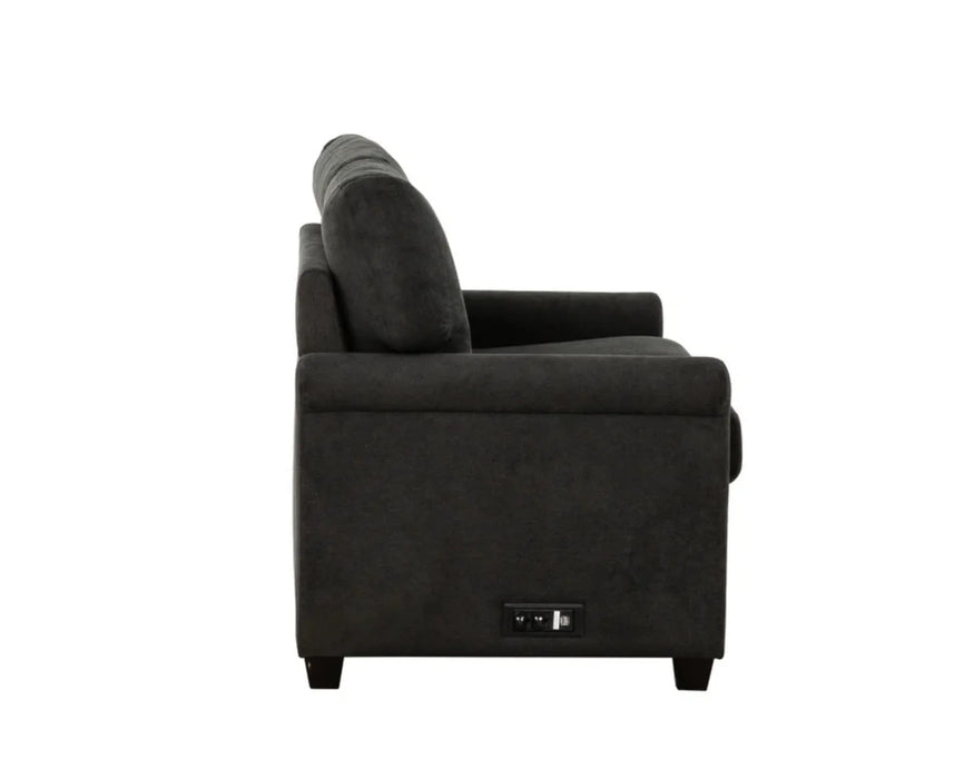 CHICO - Sofa lit 55" noir