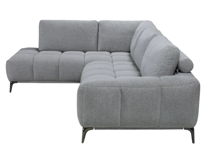 TEMPO - Sofa sectionnel 116" gris