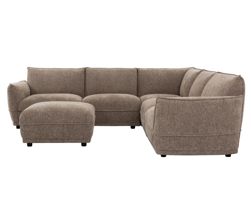 SCALA - Sofa sectionnel 111" taupe