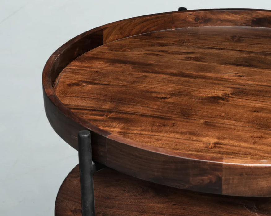 PAVIA - Table de salon 27" acacia massif