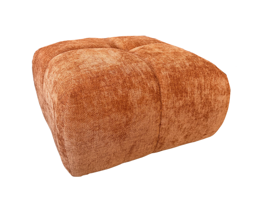 OLIVIA - Petit ottoman orange