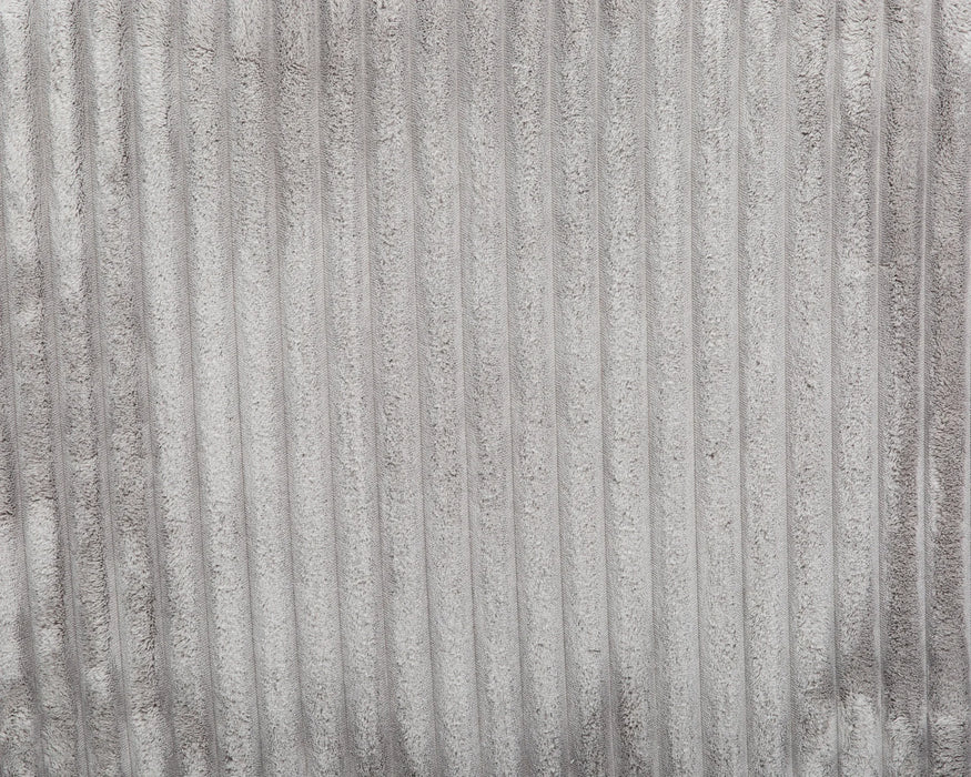 MILANO - Sofa sectionnel 113" corduroy gris