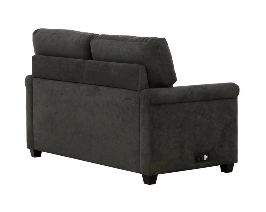 CHICO - Sofa lit 55" noir