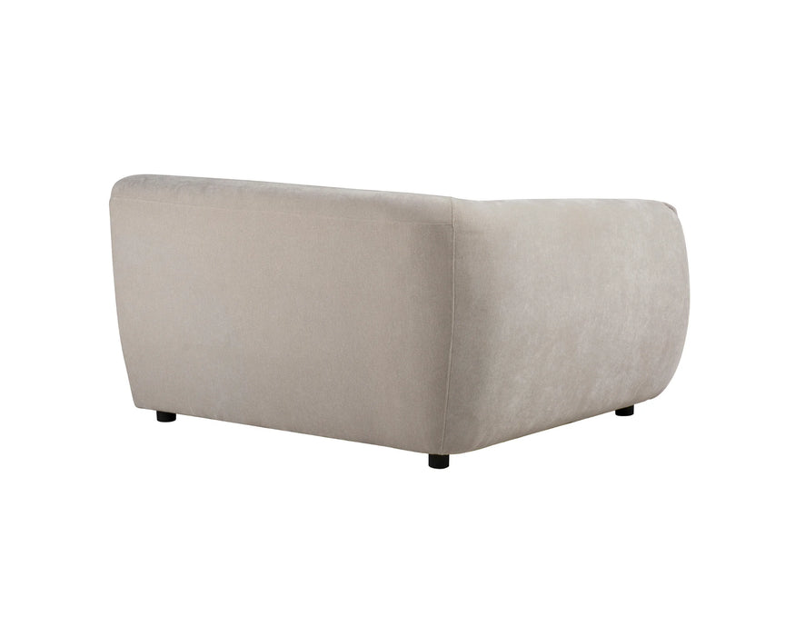 BALIN - Module chaise gauche 52" taupe