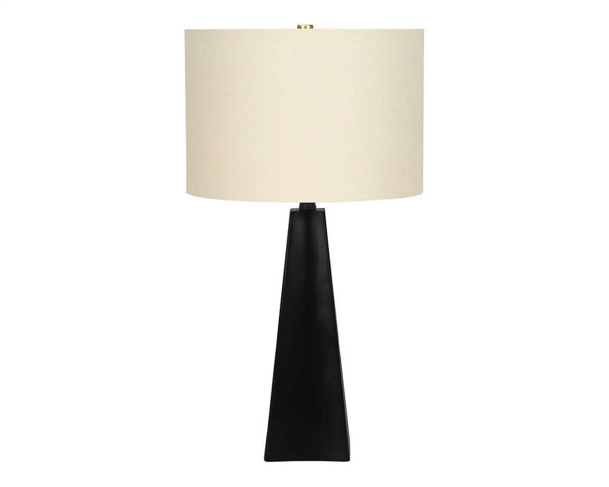 LÉNY - Lampe de table noir résine 27"H