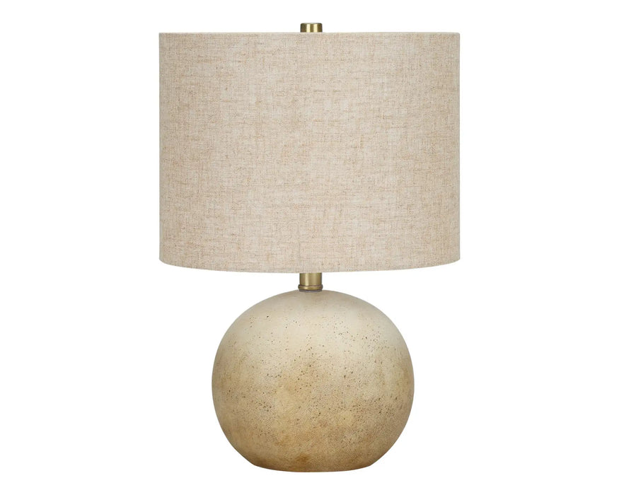 HALO - Lampe de table béton beige 20"H