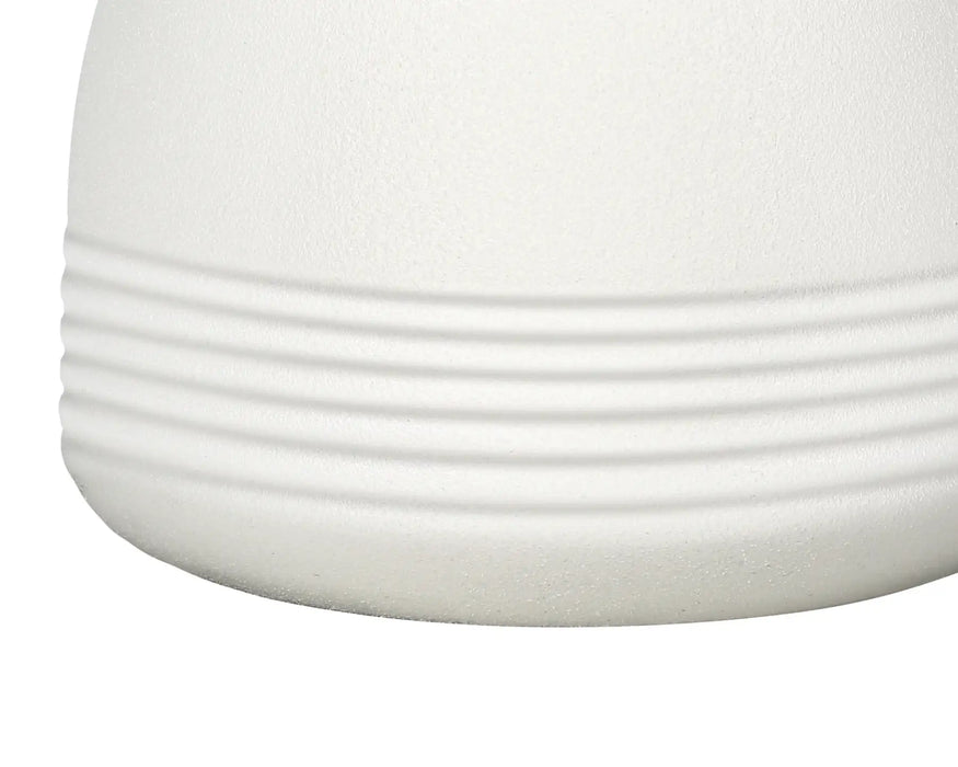 EVAN - Lampe de table crème céramique 17"H