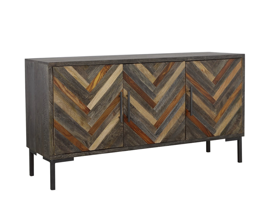 MISTY - Buffet 60" bois massif