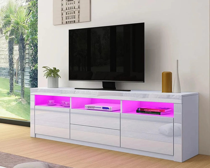 NOVY - Meuble télévision 66" LED