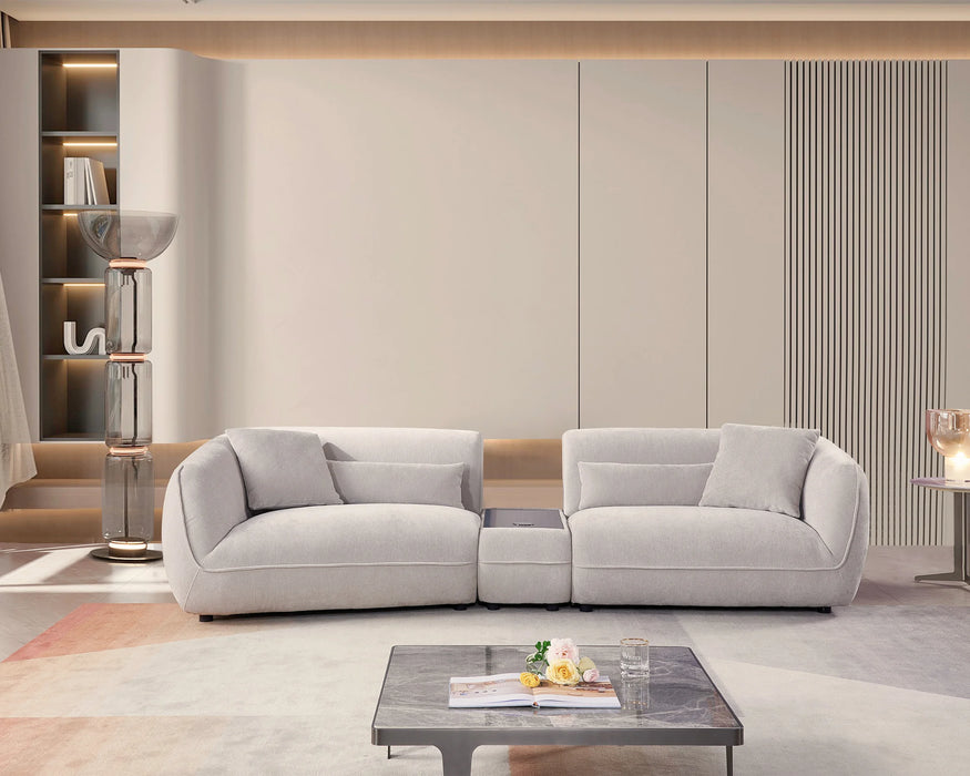 BALIN - 104" Modular Sofa Grey