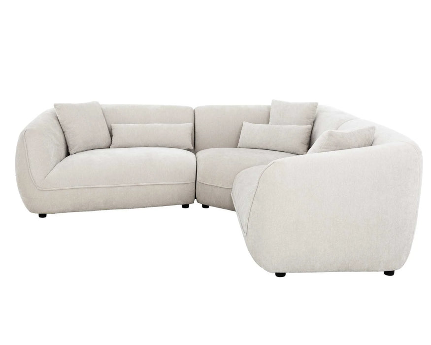 BALIN - Sectionnel 100" modulaire en coin