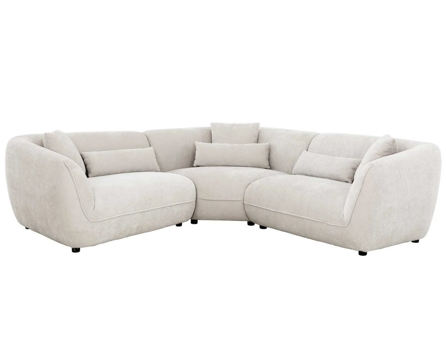 BALIN - Sectionnel 100" modulaire en coin