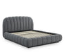 Base de lit ANOUK gris ardoise vue en angle — Nuasis