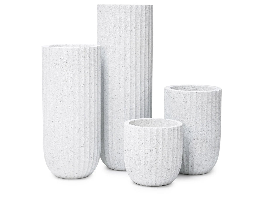 BEACH - Pot décoratif intérieur 12" blanc