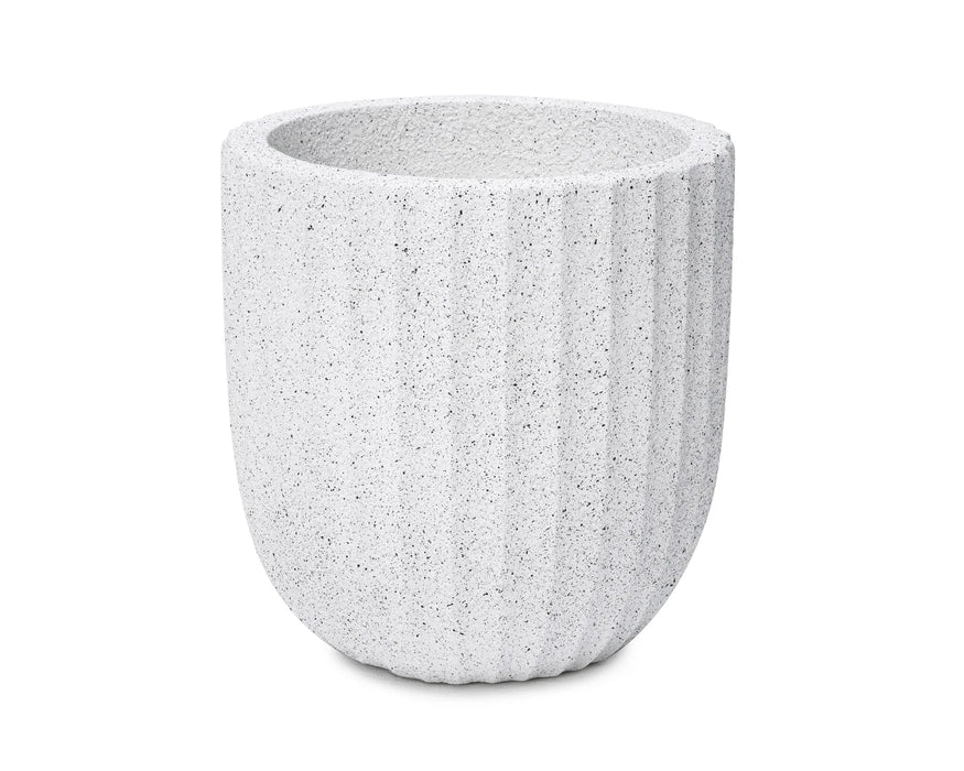 BEACH - Pot décoratif intérieur 12" blanc