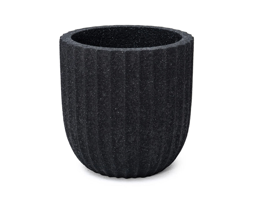 BEACH - Pot décoratif intérieur 12" noir