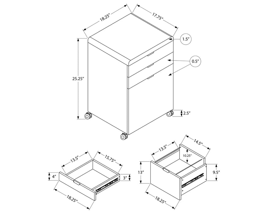 LENIA - Classeur mobile 18"