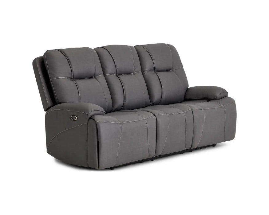 KIRKE - Sofa 80" inclinable motorisé smoke