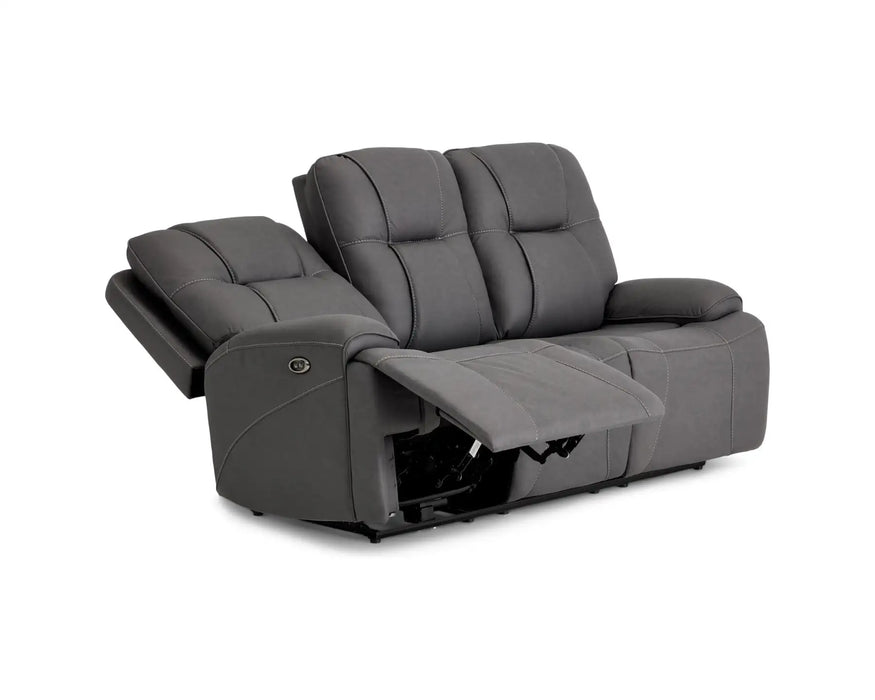 KIRKE - Sofa 80" inclinable motorisé smoke