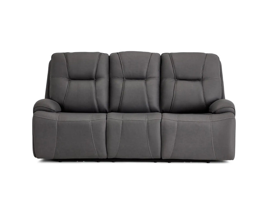 KIRKE - Sofa 80" inclinable motorisé smoke