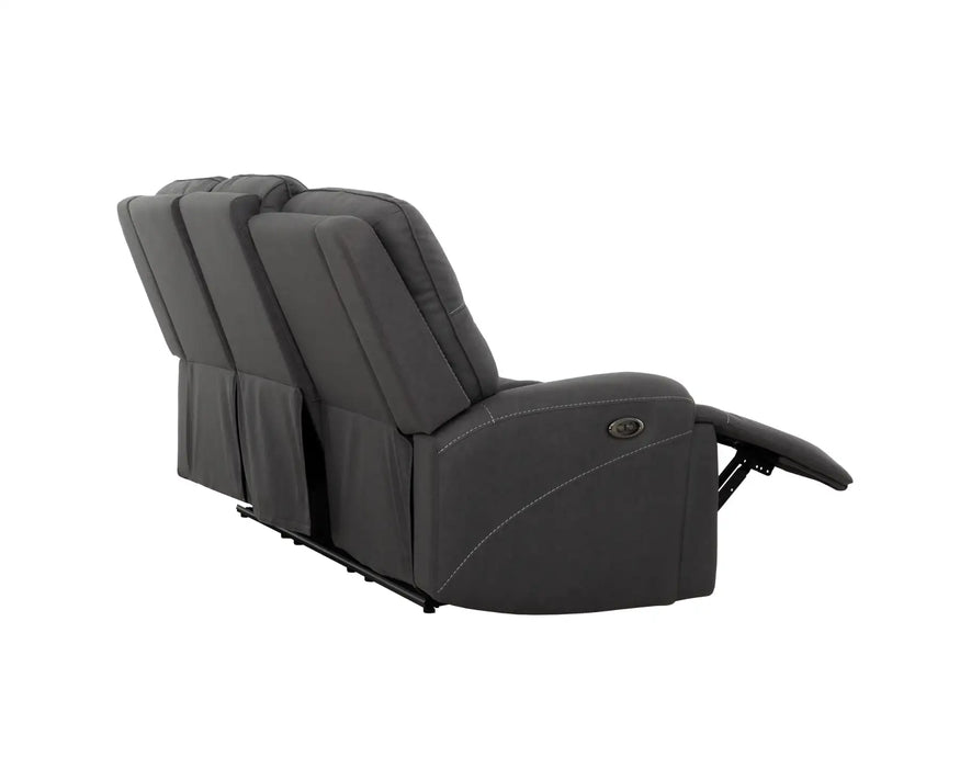 KIRKE - Sofa 80" inclinable motorisé smoke
